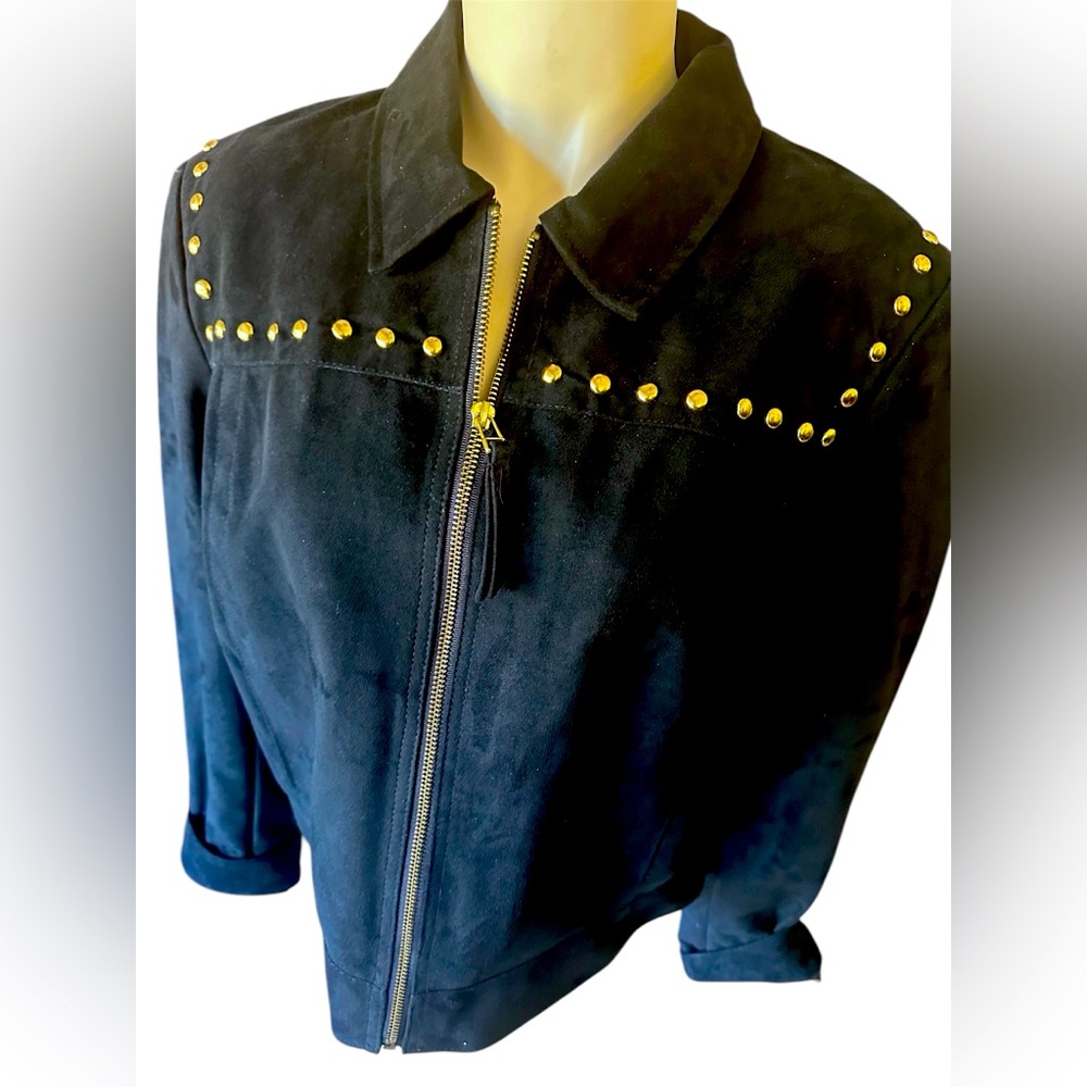 Polyester Studded Jacket - image 2
